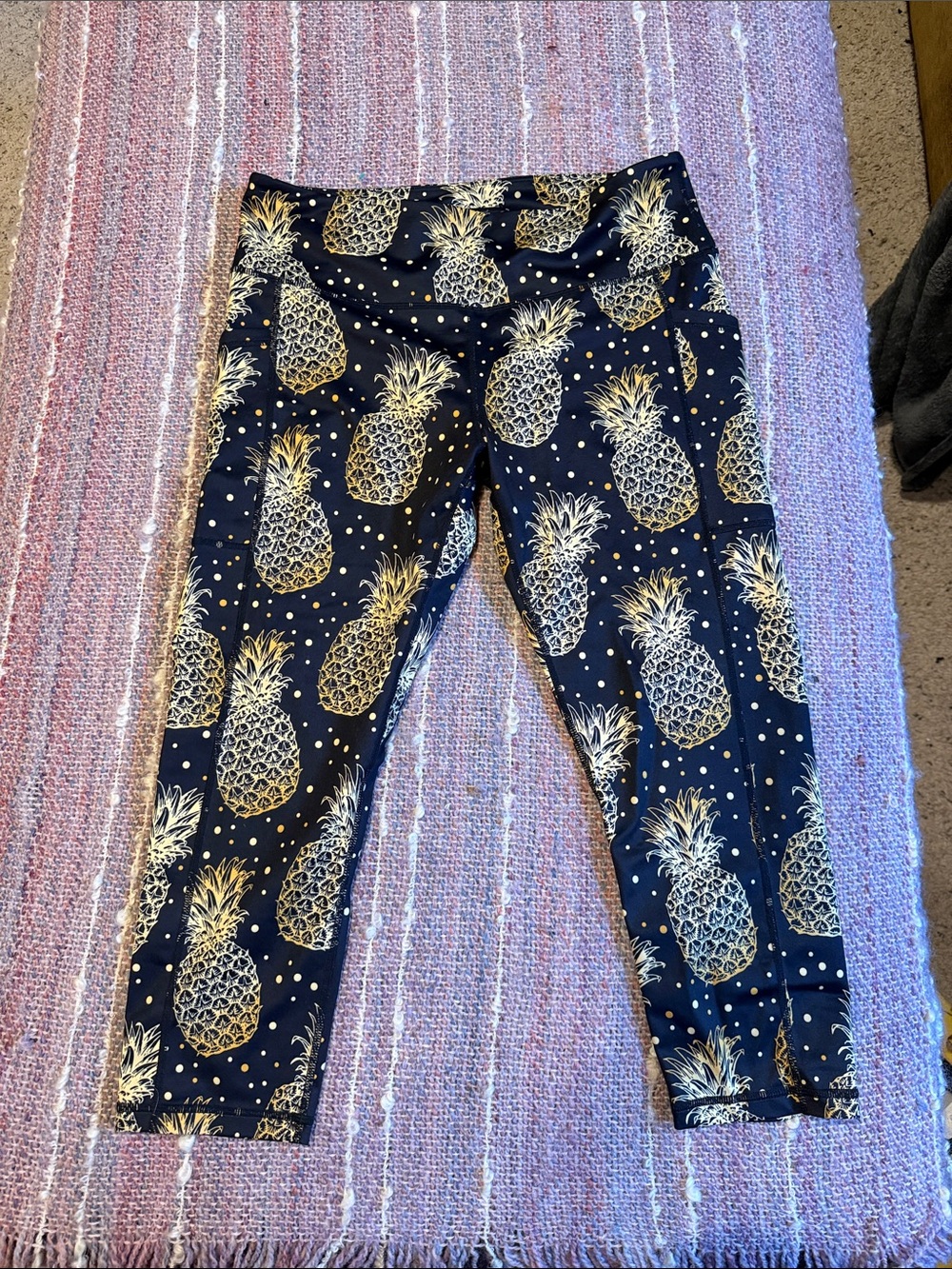Constantly Varied Gear Pineapple Print Capri Leggings